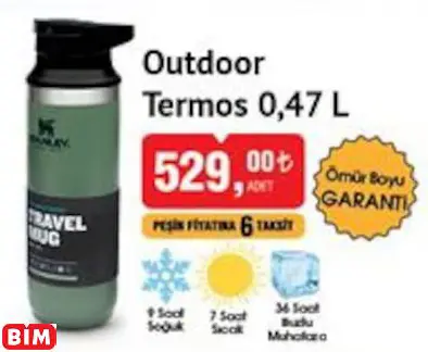 STANLEY OUTDOOR TERMOS 0,47 L STANLEY OUTDOOR TERMOS 0,47 L
